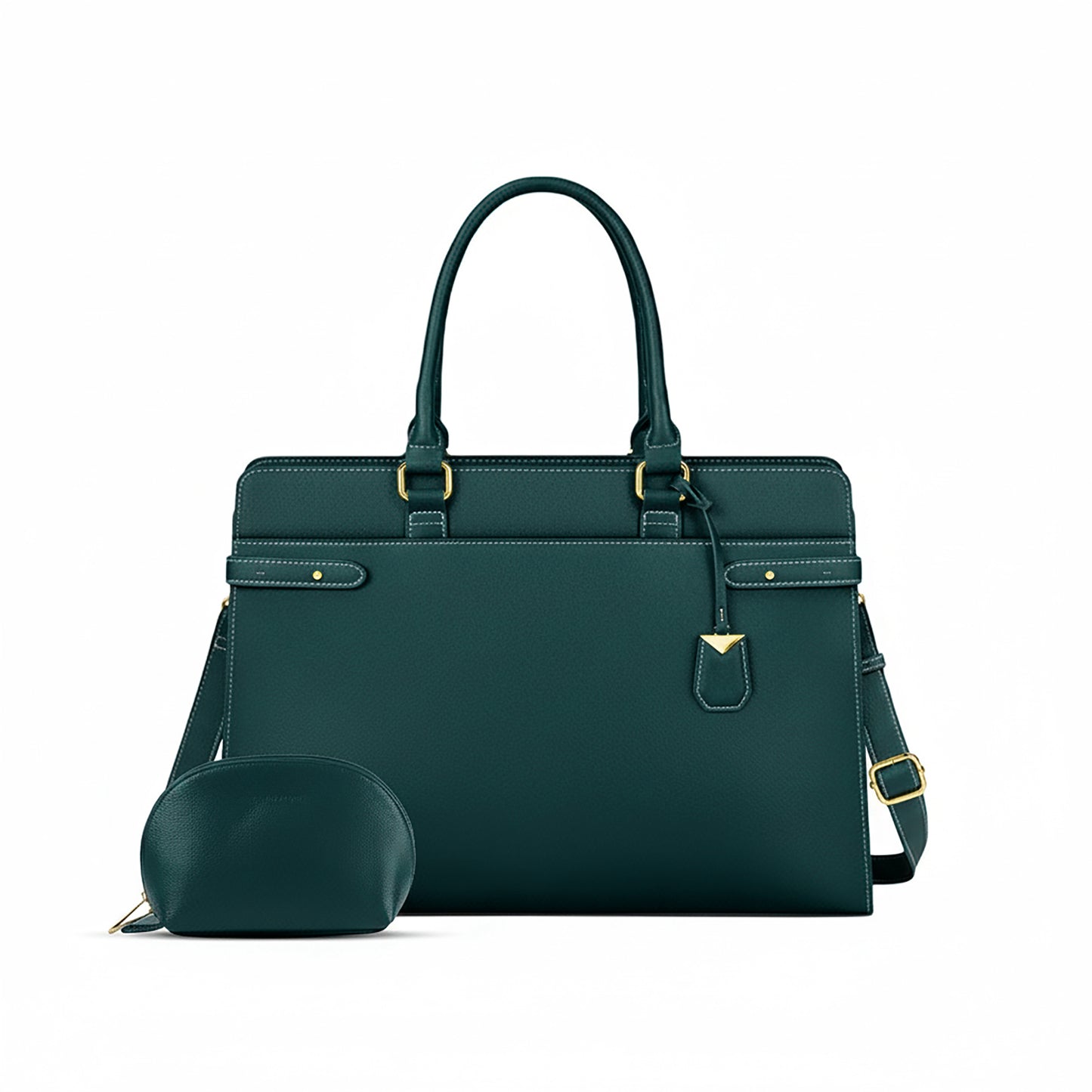 AQUA TOTE BAG + POUCH